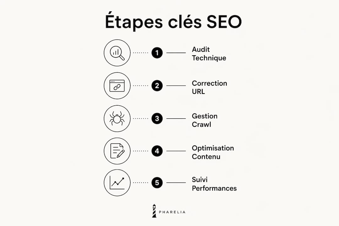 See the essential steps for optimizing your PrestaShop store at a glance in our dedicated SEO infographic.