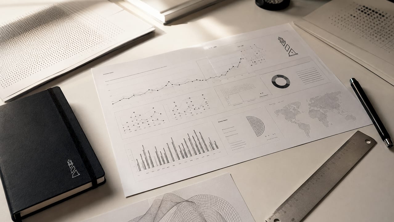 A simplified SEO tracking dashboard and reference documents